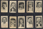 1932 GODFREY PHILLIPS (B.D.V.): "Test Cricketers" complete set [38], noted Don Bradman, Bill Ponsford, and Clarrie Grimmett; mixed condition.