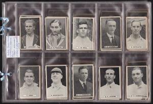 266 · 1932 SWEETACRES CHAMPION CHEWING GUM: "Test Records" complete set [32] plus 25 duplicates, together with "Prominent Cricketers" part-set [30/32] plus 15 duplicates. Noted Don Bradman, Archie Jackson, and Eddie Gilbert (one of the few sets to feature this famous indigenous fast bowler); mixed condition. (102 items)