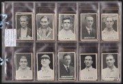 1932 SWEETACRES CHAMPION CHEWING GUM: "Test Records" complete set [32] plus 25 duplicates, together with "Prominent Cricketers" part-set [30/32] plus 15 duplicates. Noted Don Bradman, Archie Jackson, and Eddie Gilbert (one of the few sets to feature this 