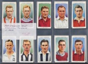 1929-1938 W.D. & H.O. WILLS: Group comprising 1929 "Cricketers - 2nd Series" complete set [50] (x2), together with 1938 "Association Footballers" complete set [50]; VF/EF. (150 items)