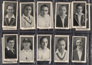 D.C. THOMPSON & CO.: Group of three 1957 "Country Cricketers" complete trade card sets, comprising Adventure [16/16], The Wizard [16/16], and The Rover [16/16]; VG/VF. (48 items)