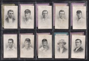 1911 WILLS'S (CAPSTAN/VICE REGAL/HAVELOCK): "Australian And English Cricketers" part-set [56/59], plus 58 duplicates; mixed condition. (114 items)