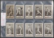 1926 GALLAHER LTD.: "Famous Cricketers" complete set [100], noted W.G. Grace and C.V. Grimmett; mixed condition.