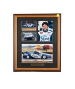 GLENN SETON: A group of signed limited-edition photographs, comprising "Mallala 1998", "Hidden Valley 1999", and "1999 AU FALCON XR8", all framed and glazed (3), the largest 45 x 81cm overall.