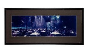 AFL CENTENARY BALL: Three framed and glazed panoramic photographs, the largest 56.5 x 122cm overall. (3 items)