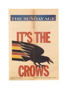 WEG: Group of twenty-one original Herald Sun WEG Premiership posters spanning the years 1994 to 2007 (some duplication; two laminated), dimensions approx. 64 x 44cm, plus several other similar items.