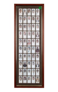 255 · Remainder lot comprising 1906 W.D. & H.O. Wills "Melbourne Cup Winners" part-set [19/45] plus 1 duplicate, 1930 Boys' Magazine "Zat" complete set [11] plus 1 other, 1937 Godfrey Phillips "Spot the Winner" [2], 1985 Brindley "Cricketers 2nd Series" complete set [30], together with 15 reproduction 1899 Kinnear's "Australian Cricketers", plus framed and glazed Will's "Cricketers" 1982 nostalgia reprint set [50]; mixed condition. (80 items)