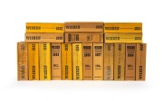 WISDEN CRICKETERS' ALMANACKS: All softcover editions, comprising 1949-1956, 1958-1960, 1962, and 1964-1967, plus 1951 and 1965 duplicates. (18 volumes)