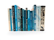 Group of eighteen books on cricket, published in years spanning the 1970s to 2000s, all signed by their respective authors with dedications to Ian McDonald, including 1976 "Chappelli: Ian Chappell's Life Story", 1990 "Merv: My Life And Other Funny Stories