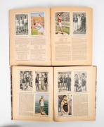1932 LOS ANGELES: REEMTSMA tobacco albums (2, one with original decorative dust jacket), both containing the complete set of colour and black and white images. (2 vols) - 2