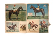 A quarto-size scrapbook containing a collection of 1940s newspaper and magazine cuttings, primarily focused on the Melbourne and Caulfield Cups. A valuable archive documenting Victorian horse racing history of the 1940s. - 2