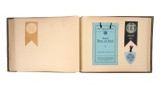 A superb leather-bound album recording the Alex. Cowan & Sons Ltd Annual Picnic and Social Day at Frankston, 28th March, 1925. The superbly annotated photographs include the Tug-o-War teams, the Married Ladies Race, the Cricket teams, the Men's Cowans' Ha - 3