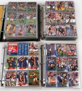 1990s SELECT AFL CARD SETS: Group comprising 1993 Select AFL base set [192], 1994 Select AFL base set [200], 1995 Select AFL Series 1 base set [250], 1995 Select AFL Series 2 base set [200], 1996 Select AFL Hall of Fame base set [110], 1996 Select AFL bas