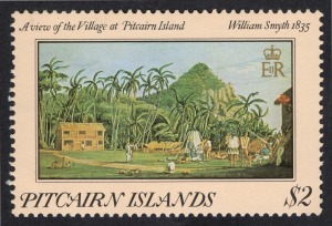 PITCAIRN ISLANDS: 1985 (SG.267) $2 "View of the Village" incorrectly dated 1835 instead of 1825. MUH.