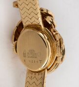 BUCHERER 18ct gold cocktail watch on 18ct gold bracelet housed in original box, ​​​​​​​46 grams including movement. - 4
