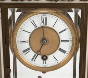 CLAUDE GRIVOLAS rare antique French Carrara marble and ormolu cased 400 day torsion clock with rotary pendulum, time only movement and Roman numerals on enamel chaptering, 19th century, 36cm high. - 5