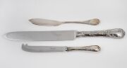 CHRISTOFLE vintage French silver plated cutlery, originally a setting for twelve with numerous utensils, (127 pieces total). Note: Missing one dinner knife, two entree forks and two entree knives. - 2