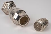 An antique Chinese export silver sugar caster, 19th/20th century, seal mark to base, ​​​​​​​16.5cm high, 120 grams. - 5