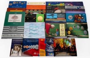 RAM UNCIRCULATED COIN SETS: Group comprising a series spanning the years 1984 to 2009, all in sleeve packaging. (25 items)