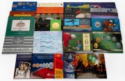 RAM UNCIRCULATED COIN SETS: Group comprising a series spanning the years 1984 to 2009, all in sleeve packaging. (25 items)