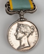 The CRIMEA MEDAL: 1854 with SEBASTOPOL clasp; engraved (partly rubbed) to STOW 34TH FT. - 2