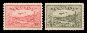 NEW GUINEA: 1939 (SG.212-225) &frac12;d - &pound;1 Bululo Goldfields Air Mail set, all superb MUH. (14). Cat.&pound;1100.