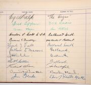 THE 1956 BALLARAT OLYMPIC VILLAGE VISITORS BOOK: Leather-bound guest book containing the signatures, addresses, and comments of no less than 435 Olympic athletes, distinguished guests, international and Australian Olympic officials, and other visitors to - 8