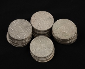 ELIZABETH II, 1966, fifty cents, (35), mixed condition.
