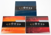 Two RAM Special Edition six-coin uncirculated sets, both in sleeve packaging, comprising 2012 (coloured 50c) and 2014 (coloured $1), plus the 2010 set (all uncoloured). (3 items)