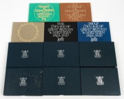 GREAT BRITAIN: UNITED KINGDOM - PROOF SETS: Group comprising the years 1974-76, 1981-82, 1983 (2), and 1984-87. (11 items)