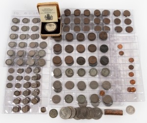 GREAT BRITAIN: Mostly pre-decimal accumulation of silver and copper coins.