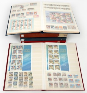 An accumulation of decimal issues in five albums, mostly 1990s; FV $1250, highest denomination $20.