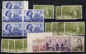 1963-65 Navigators: 4/- (5, incl blk.4) **/*, 7/6 (1 **, 10 FU), 10/- (1 **, 4 FU), &pound;1 (3 FU) and &pound;2 FU.