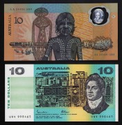 TEN DOLLARS: A nice group comprising of 1968 (R.303) Phillips/Randall (VF), 1985 (R.309) Johnston/Fraser (2, consecutive pair UNC), 1991 (R.313b) Fraser/Cole (6, EF-Unc), 1988 Bicentenary Issues (16, all UNC including 9 dated examples in folders), (Total: