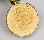 Various award medals, including 1985-86 Benson & Hedges World Series Cup, 1988 Benson & Hedges Bicentenary Test Match (engraved to McDonald), February 1988 Sri Lanka v Australia first test played in Australia gilt medallion by Stokes, 1997-98 Carlton & Un - 7