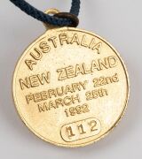 Various award medals, including 1985-86 Benson & Hedges World Series Cup, 1988 Benson & Hedges Bicentenary Test Match (engraved to McDonald), February 1988 Sri Lanka v Australia first test played in Australia gilt medallion by Stokes, 1997-98 Carlton & Un - 10