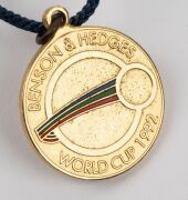 Various award medals, including 1985-86 Benson & Hedges World Series Cup, 1988 Benson & Hedges Bicentenary Test Match (engraved to McDonald), February 1988 Sri Lanka v Australia first test played in Australia gilt medallion by Stokes, 1997-98 Carlton & Un - 11