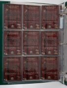 FUTERA - THE 1995 HERITAGE COLLECTION: Keith Stackpole's personal player-edition 60-card set, with 59 of the cards signed, plus two additional Keith Stackpole cards, in matching green album with letter to Stackpole from Swan Richards; one of only 100 of t - 7