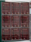 FUTERA - THE 1995 HERITAGE COLLECTION: Keith Stackpole's personal player-edition 60-card set, with 59 of the cards signed, plus two additional Keith Stackpole cards, in matching green album with letter to Stackpole from Swan Richards; one of only 100 of t - 8