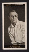 OGDEN'S: Group comprising 1926 "Cricket" complete set [50], 1928 "Australian Test Cricketers" complete set [36], and 1938 "Prominent Cricketers Of 1938" complete set [50]; G/VG. (136 items) - 2