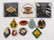 VARIOUS FOOTBALL CLUB MEMBERSHIP FOBS OR BADGES: Noted South 1926, Central 1937, South Adelaide 1937, Semaphore Central 1940, North Whyalla 1948, Redan 1950, Paskeville 1956, Streaky Bay 1957, Norwood 1960, West Torrens 1961, Brinkworth 1963, Woomera Work - 5