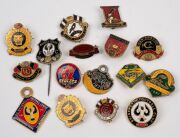 VARIOUS FOOTBALL CLUB MEMBERSHIP FOBS OR BADGES: Noted South 1926, Central 1937, South Adelaide 1937, Semaphore Central 1940, North Whyalla 1948, Redan 1950, Paskeville 1956, Streaky Bay 1957, Norwood 1960, West Torrens 1961, Brinkworth 1963, Woomera Work - 6