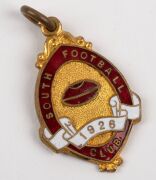 VARIOUS FOOTBALL CLUB MEMBERSHIP FOBS OR BADGES: Noted South 1926, Central 1937, South Adelaide 1937, Semaphore Central 1940, North Whyalla 1948, Redan 1950, Paskeville 1956, Streaky Bay 1957, Norwood 1960, West Torrens 1961, Brinkworth 1963, Woomera Work - 7
