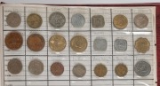 An Australia and all world accumulation in a large album. Noted a nice 1797 Cartwheel Twopence, several trade tokens, a miniature gold "sovereign", etc. - 3