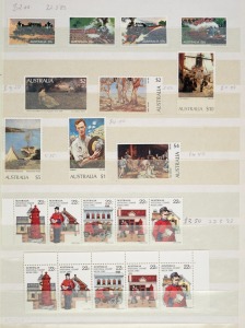 AUSTRALIA & DEPENDENCIES stamp collection in a black Prinz stockbook, mainly 1950s-80s; mainly fine. (100s) MUH.