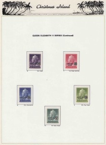 CHRISTMAS ISLAND: 1958 - 2000 comprehensive collection (plus extras) in a brown Seven Seas Hingeless CHRISTMAS ISLAND album with slipcase. MUH.