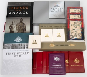 Remainder lot of Australian coin issues, including several proofs, noted Centenary Of Federation Collection part-set [4/20, two of which coloured]. (qty.)