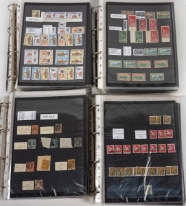 NEW ZEALAND: A large carton containing four large albums with a heavily duplicated accumulation; all periods including Officials noted. (1000s).