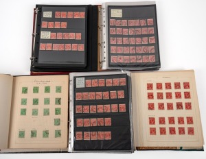 KGV Heads - Collections & Accumulations: A five volume accumulation; mainly Used, with many perf.OS, varieties, shades, postmarks already identified but there is much more to be discovered here. As received from a deceased estate. (1000s).