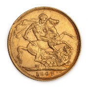 1903, 1907 and 1908 Sovereigns, Edward VII, St. George reverse, Perth Mint, (3). - 3